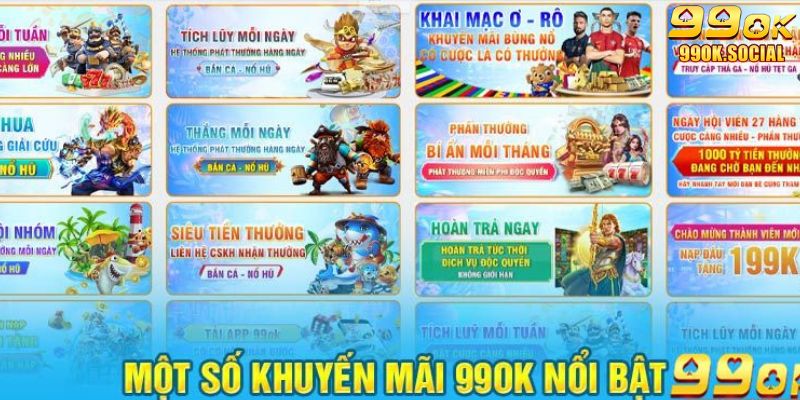 Các khuyến mãi 99ok