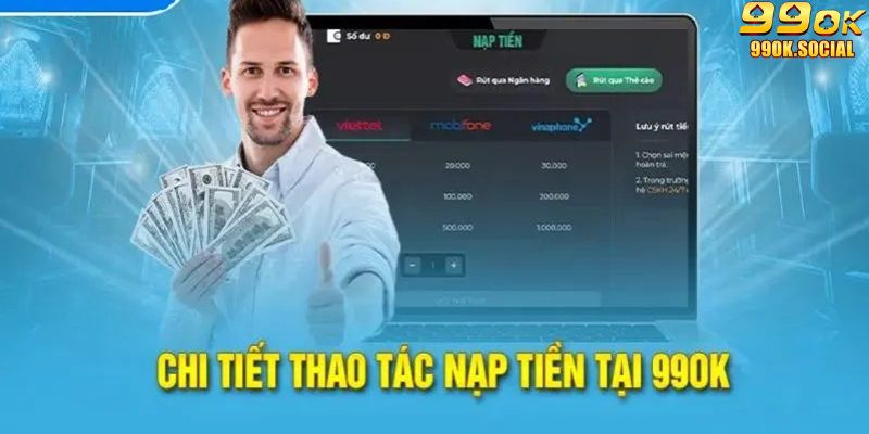 Nạp tiền bằng ví điện tử